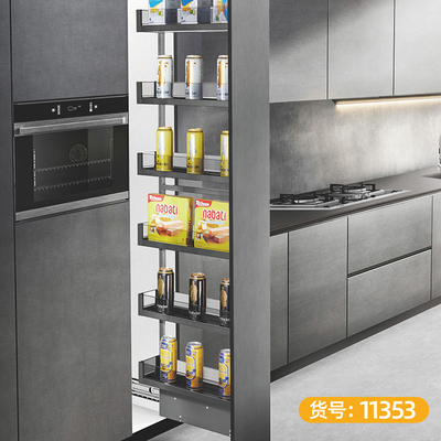 司麦 玻璃 200柜六层 侧式高深拉篮 左-11353
