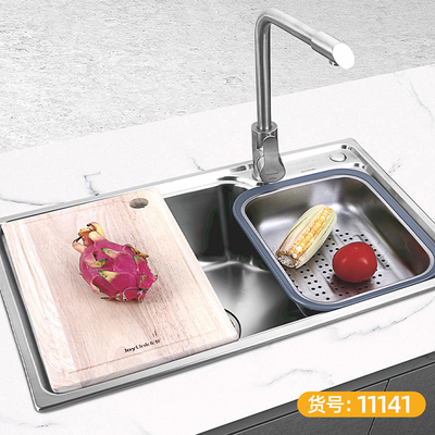 食品级304不锈钢一体 单槽 精磨2-11141