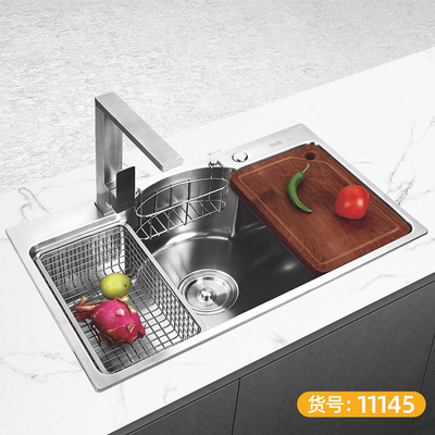 食品级304不锈钢一体 单槽 经典款-11145