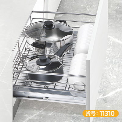 DB10 纳米银色 圆线 碗盘篮-11310