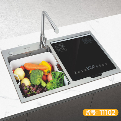 智能洗完净化消毒 多功能水槽 精磨-11102