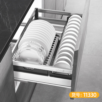 罗比 不锈钢版式 碗盘篮-11330